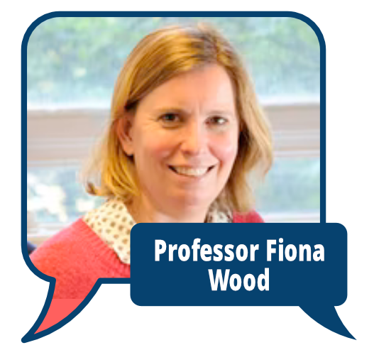 Professor Fiona Wood
            <br>Senior Lecturer and PRIME Centre Wales co-lead for Patient Centred Care. PhD supervisor to Dr Sanyaolu.