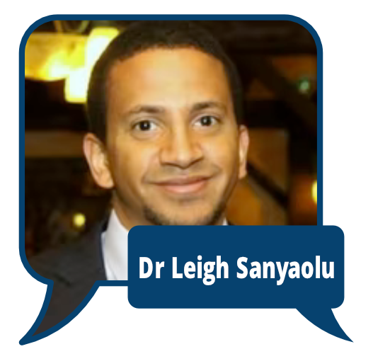 Dr Leigh Sanyaolu
            <br> Principal investigator. Health and Care Research Wales NIHR Doctoral Fellow and General Practitioner. Dr Sanyaolu is undertaking this research as part of a Doctor ofPhilosophy Degree (PhD) at Cardiff University.